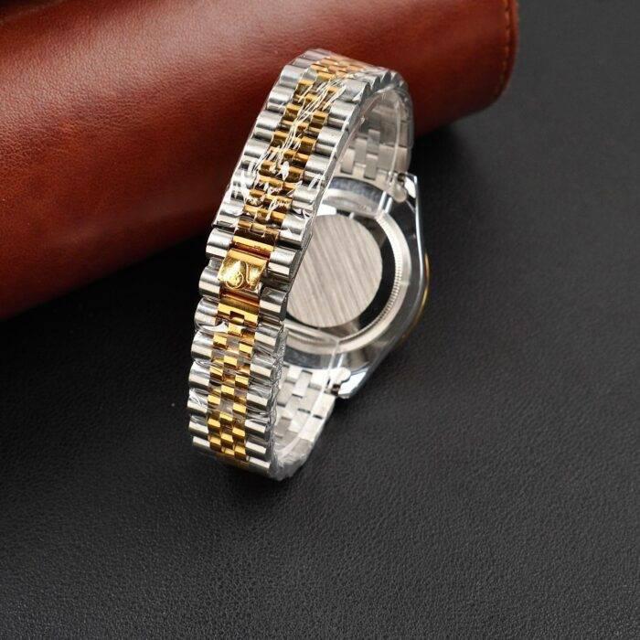 “Premium Two-Tone Luxury Men’s Watch – Classic Royal Edition”